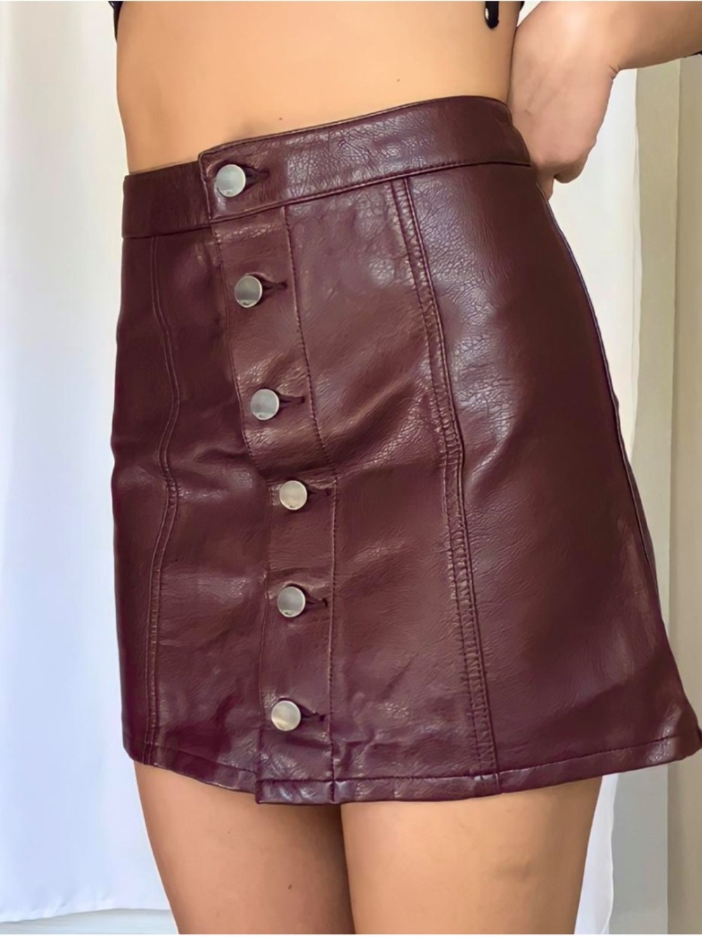NWT Express Vegan Mini Skirt